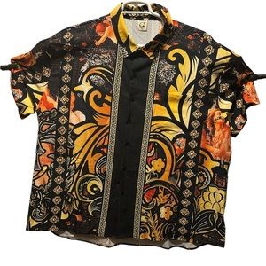 Short sleeve casual button down shirt 3xl